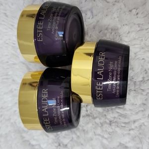 Lot of 3 Estee Lauder Time Zone Night .50 oz